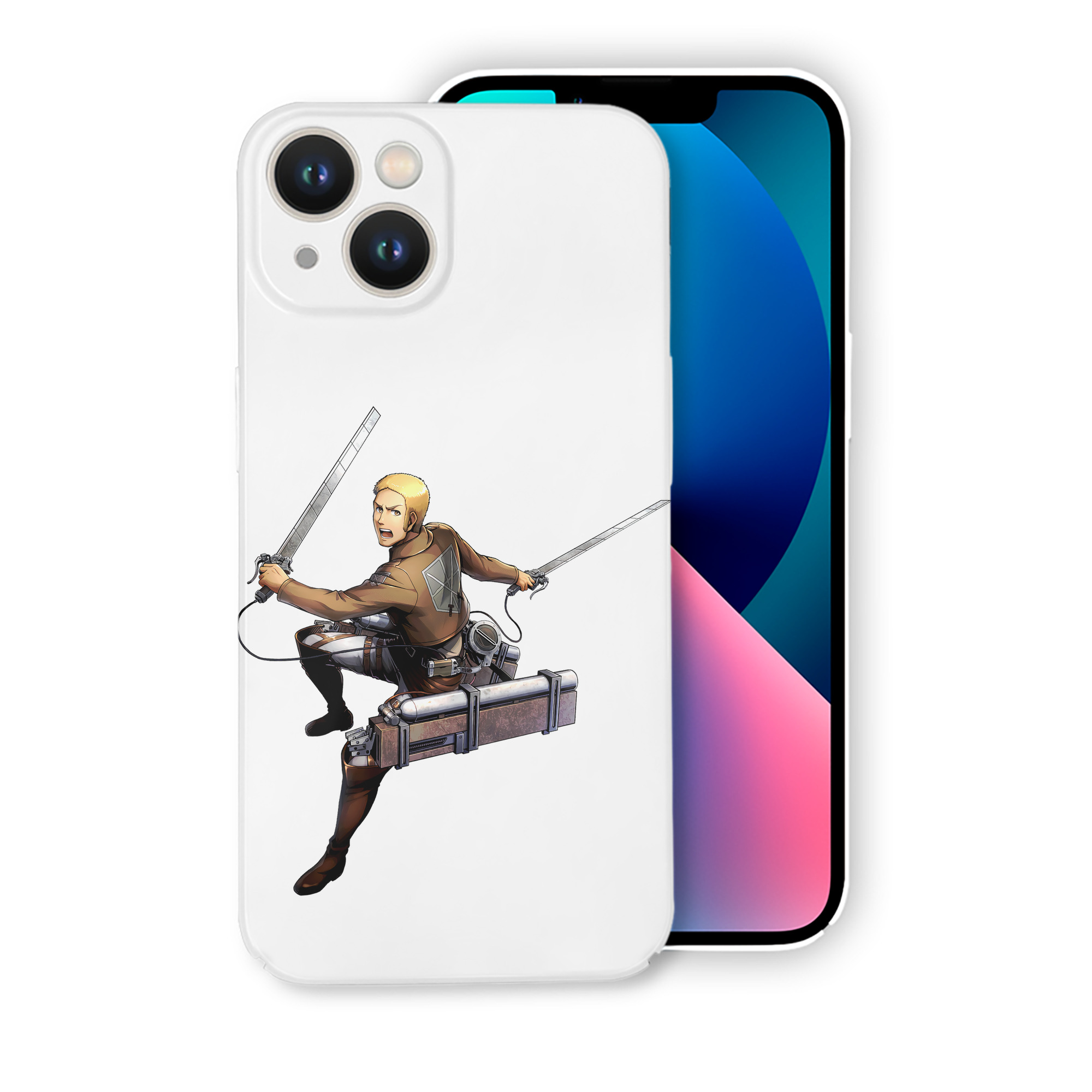 （画像用） 進撃の巨人 ライナー・ブラウン Attack on Titan Reiner Braun 【iPhone 14シリーズ対応】ハードケース