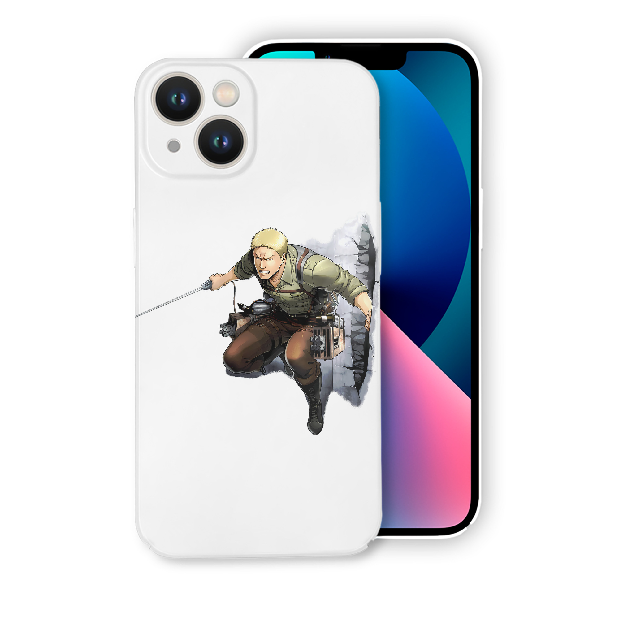 （画像用） 進撃の巨人 ライナー・ブラウン Attack on Titan Reiner Braun 【iPhone 14シリーズ対応】ハードケース
