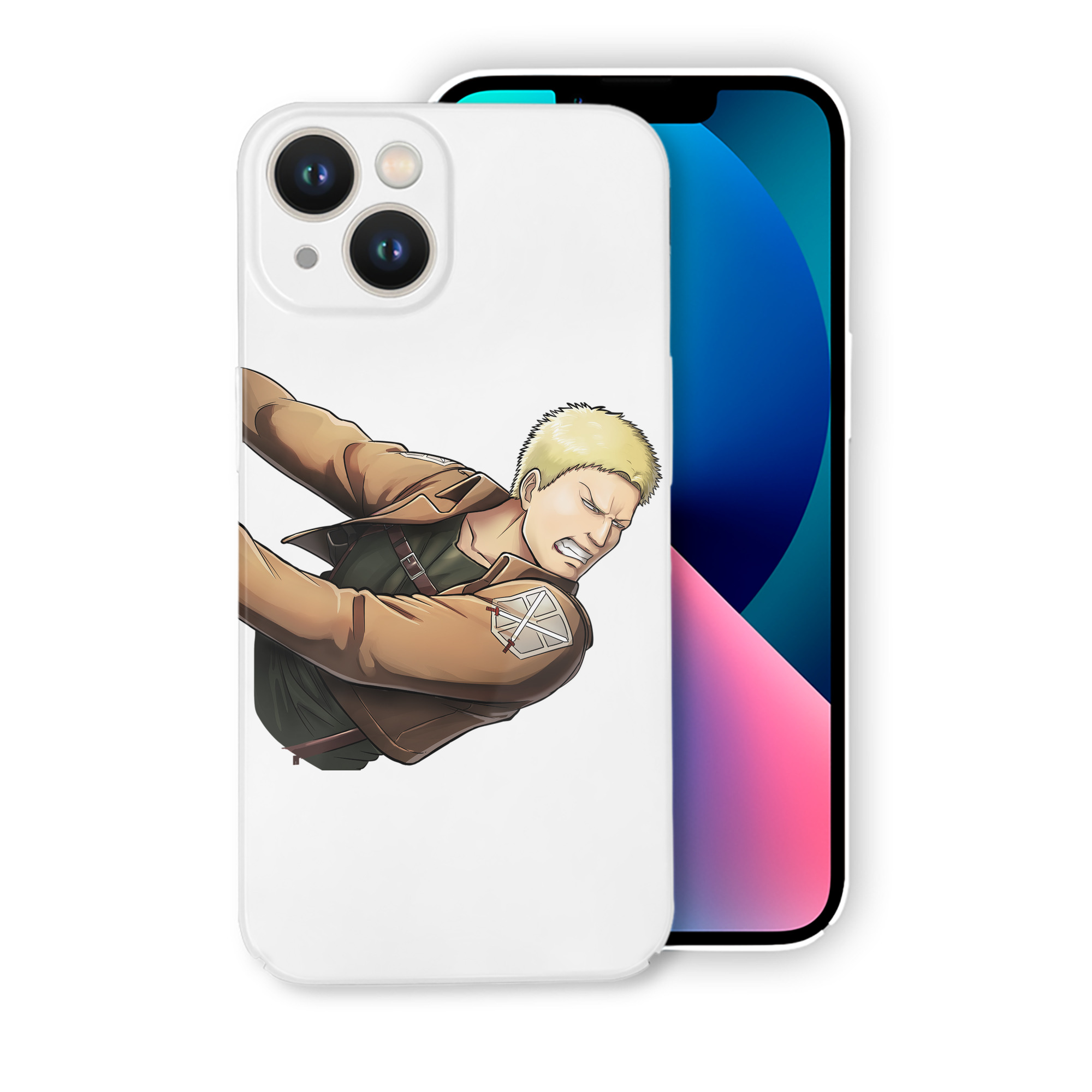 （画像用） 進撃の巨人 ライナー・ブラウン Attack on Titan Reiner Braun 【iPhone 14シリーズ対応】ハードケース