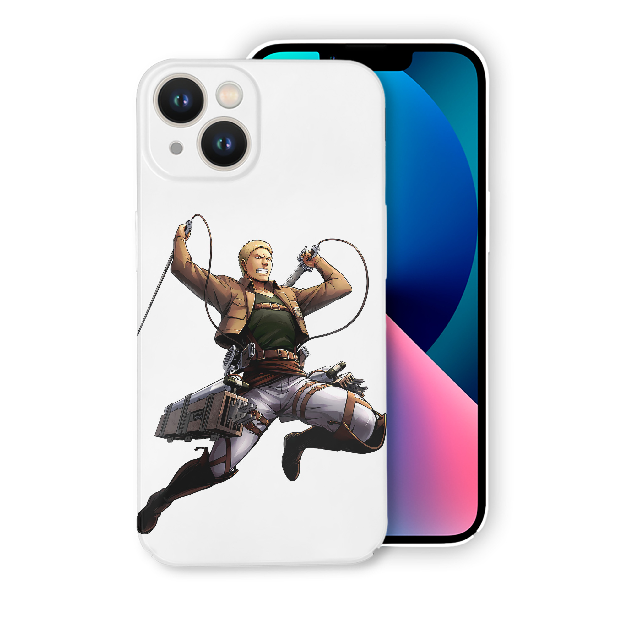 （画像用） 進撃の巨人 ライナー・ブラウン Attack on Titan Reiner Braun 【iPhone 14シリーズ対応】ハードケース