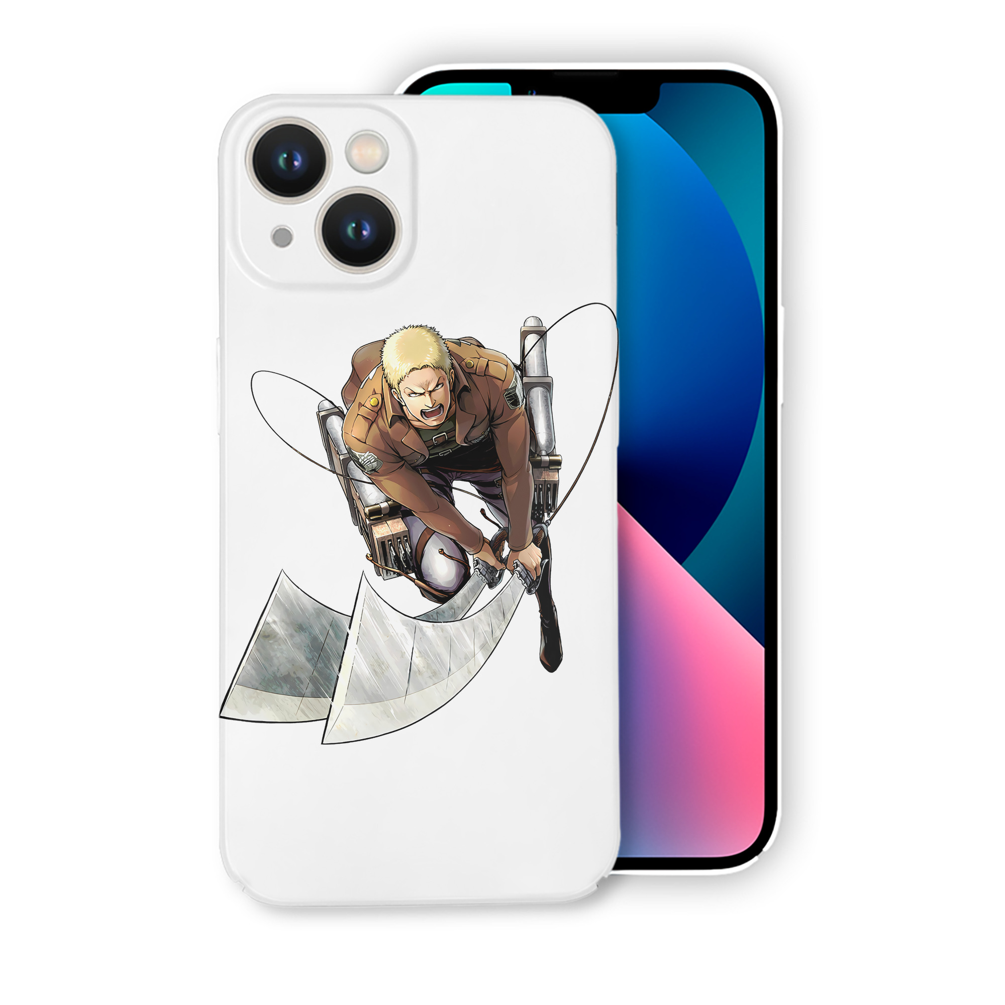 （画像用） 進撃の巨人 ライナー・ブラウン Attack on Titan Reiner Braun 【iPhone 14シリーズ対応】ハードケース