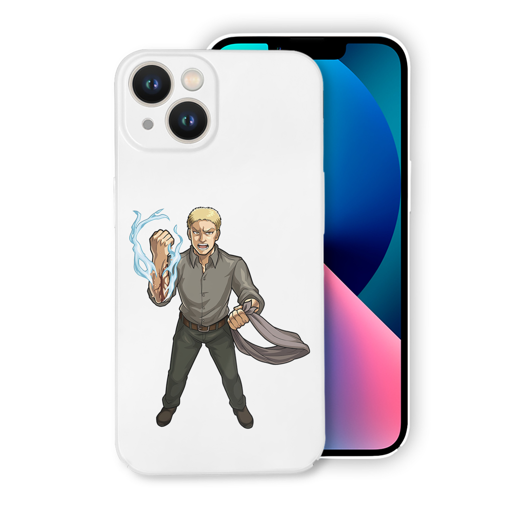 （画像用） 進撃の巨人 ライナー・ブラウン Attack on Titan Reiner Braun 【iPhone 14シリーズ対応】ハードケース