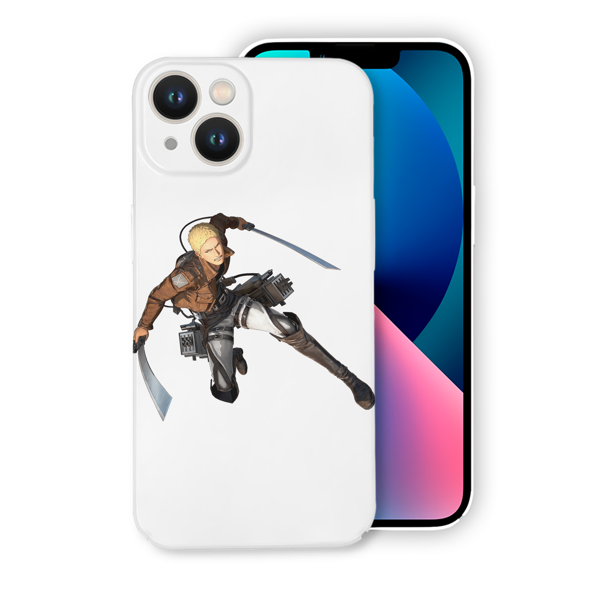 （画像用） 進撃の巨人 ライナー・ブラウン Attack on Titan Reiner Braun 【iPhone 14シリーズ対応】ハードケース
