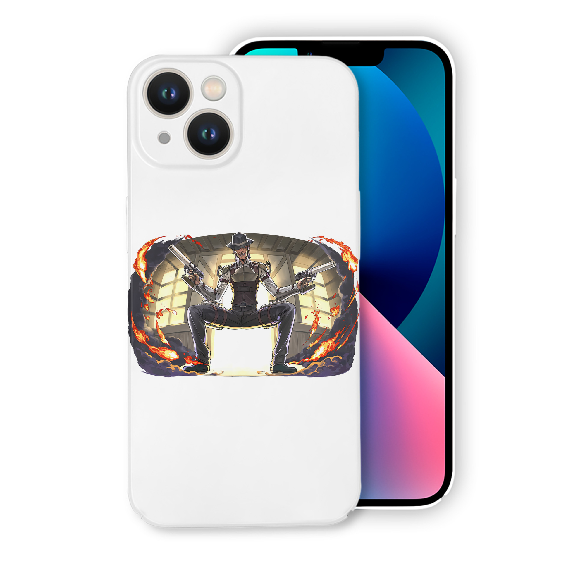 （画像用） 進撃の巨人 ケニー·アッカーマン Attack on Titan Kenny Ackerman 【iPhone 14シリーズ対応】ハードケース