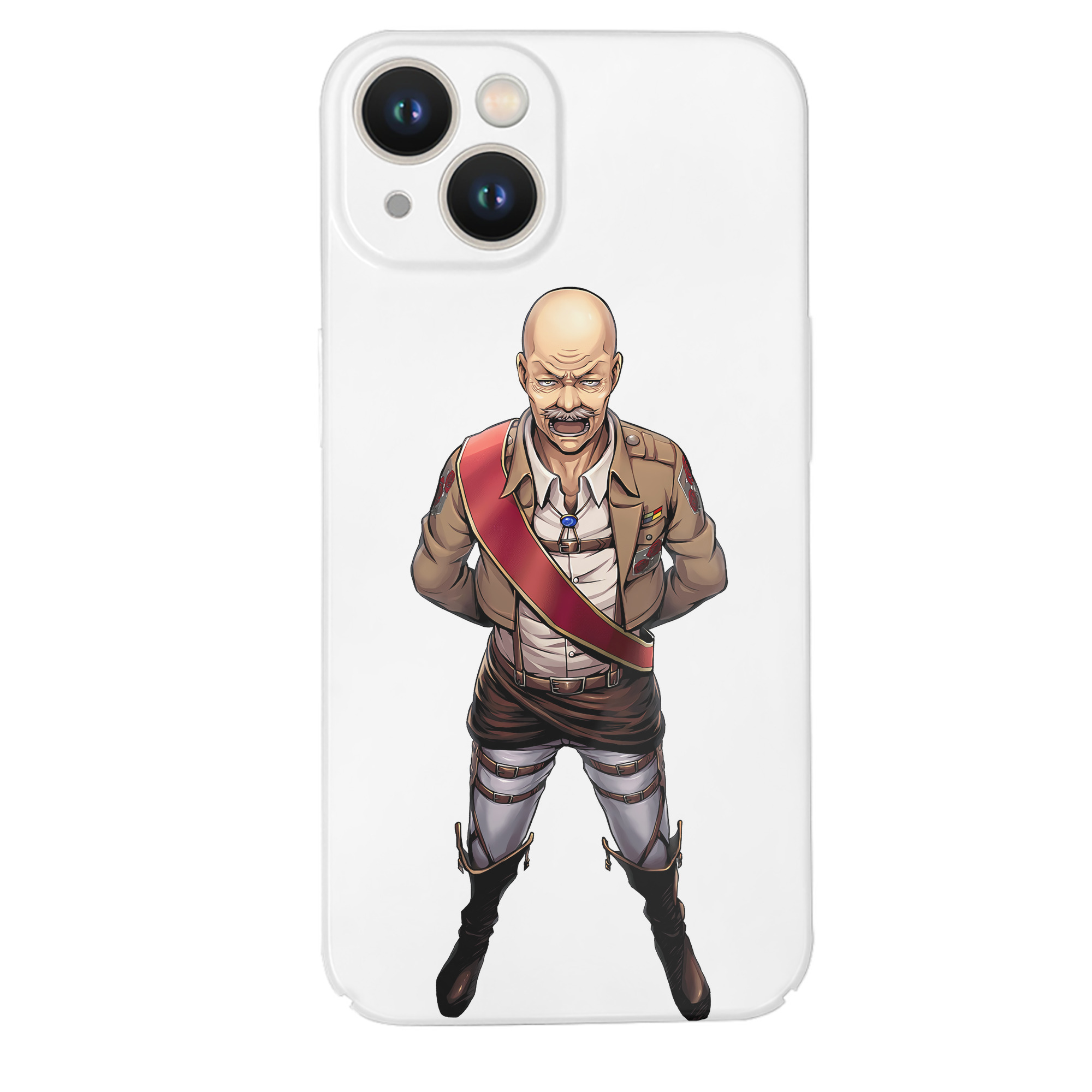 （画像用） 進撃の巨人 ドット·ピクシス Attack on Titan Dot Pixis 【iPhone 14シリーズ対応】ハードケース