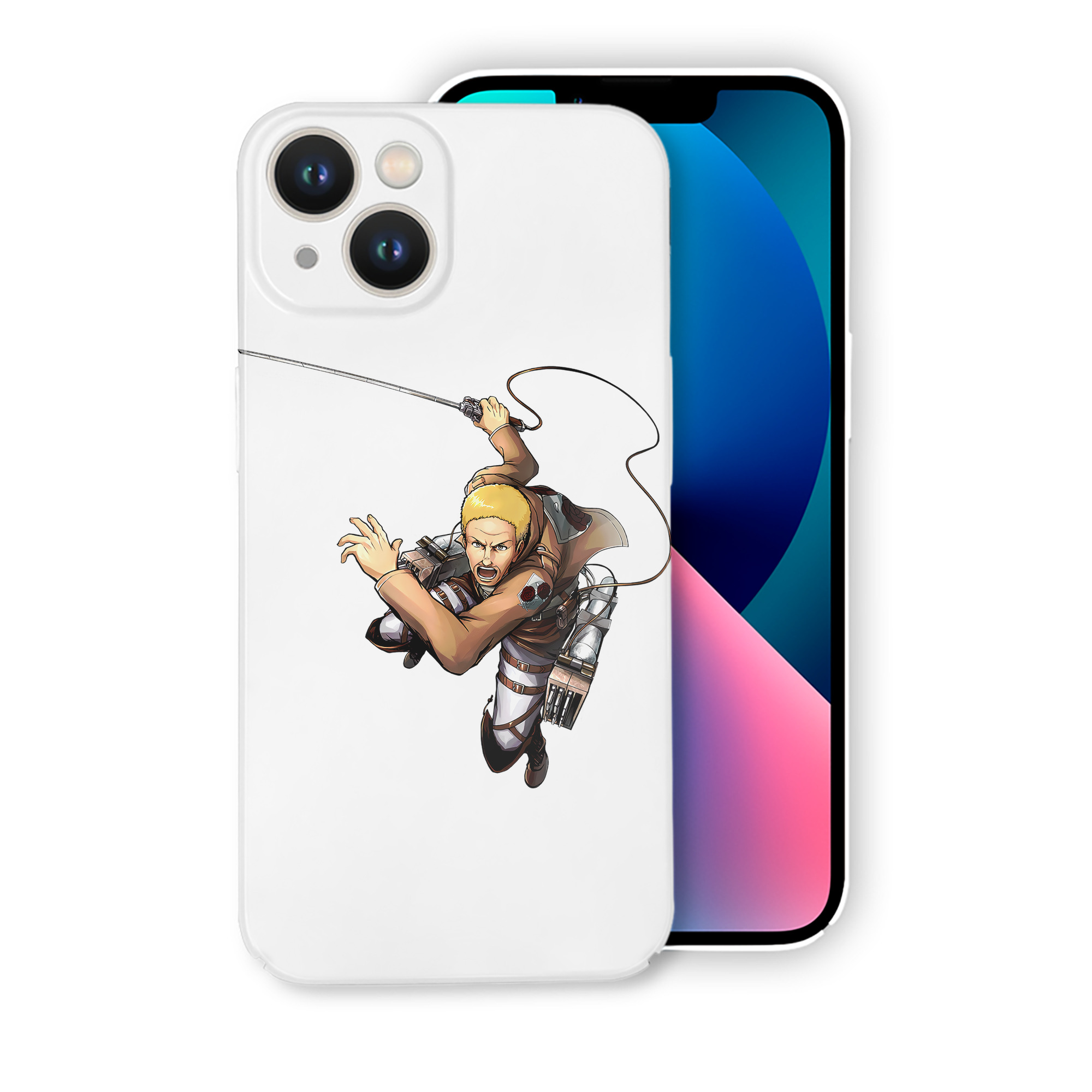 （画像用） 進撃の巨人 ハンネス Attack on Titan Hannes 【iPhone 14シリーズ対応】ハードケース