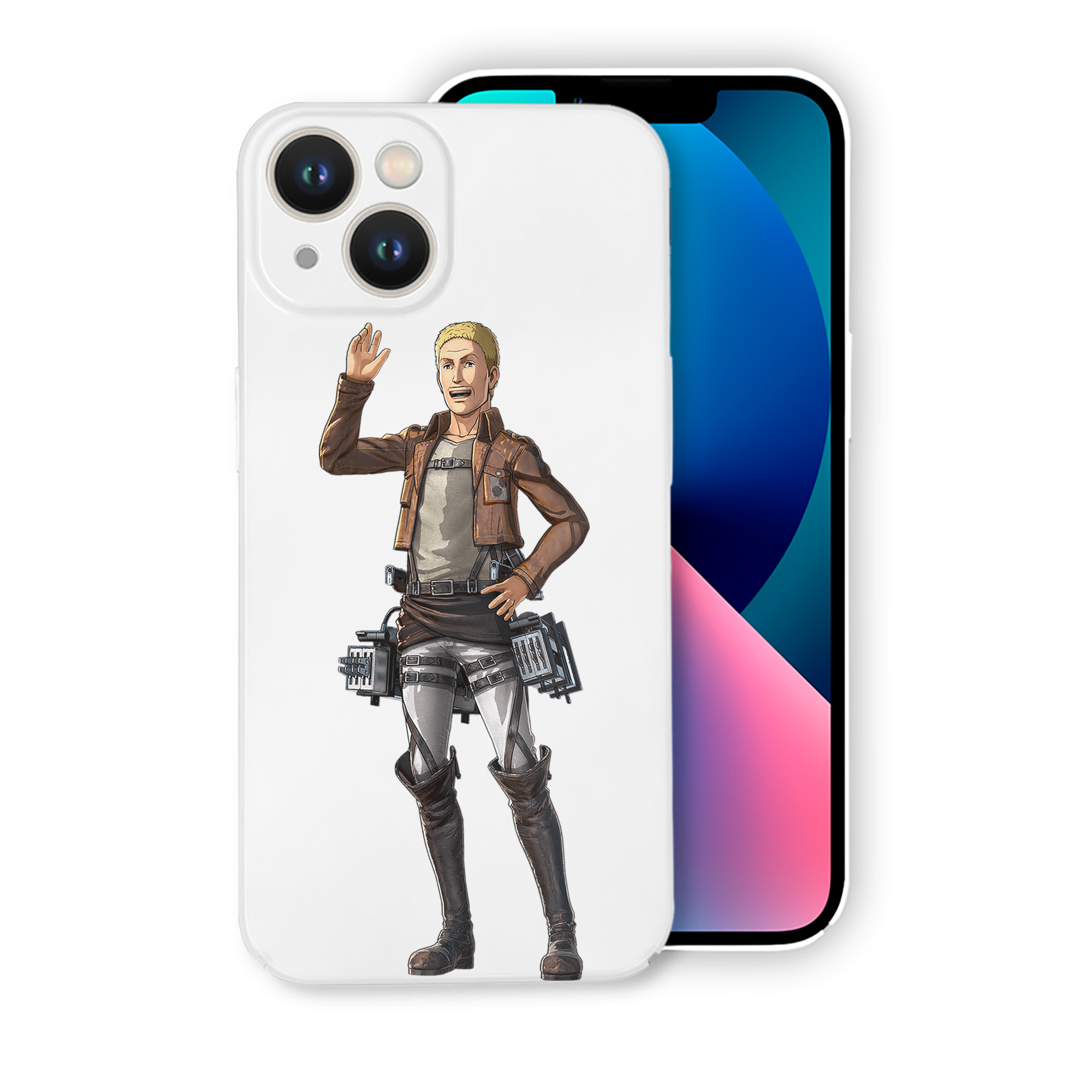 （画像用） 進撃の巨人 ハンネス Attack on Titan Hannes 【iPhone 14シリーズ対応】ハードケース