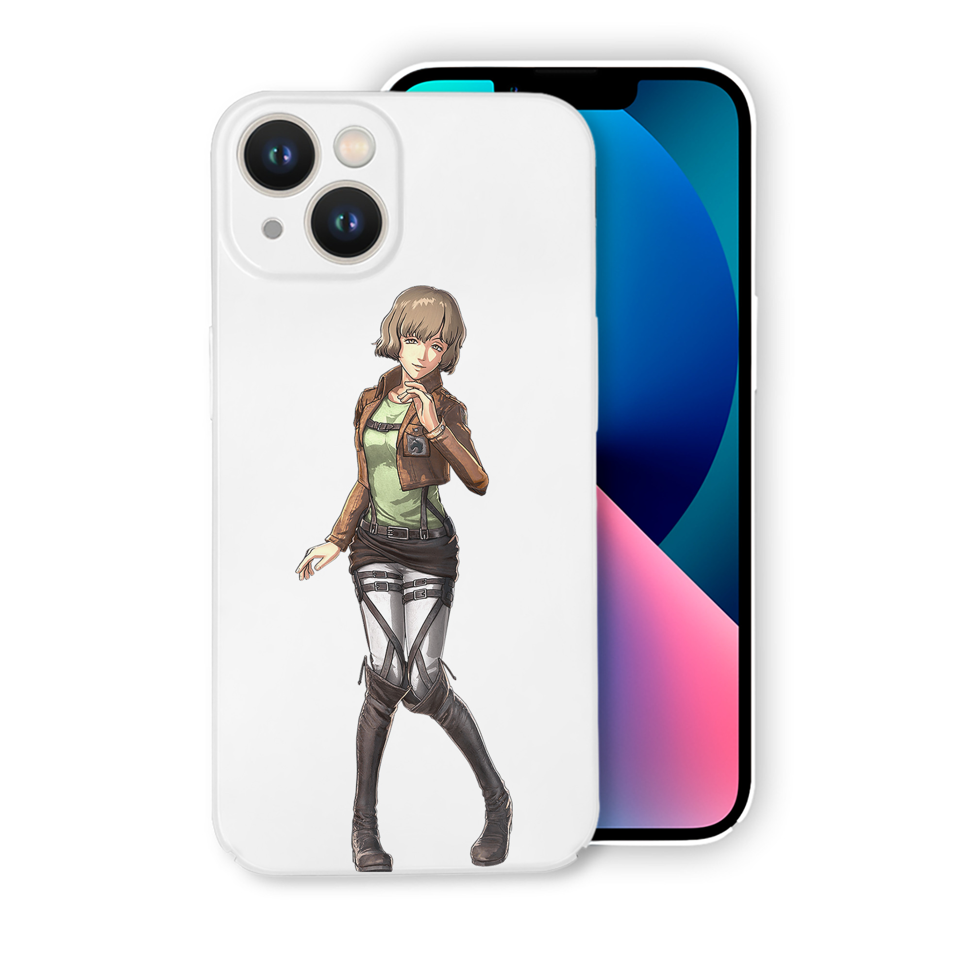 （画像用） 進撃の巨人 ヒツチ Attack on Titan Hitch 【iPhone 14シリーズ対応】ハードケース