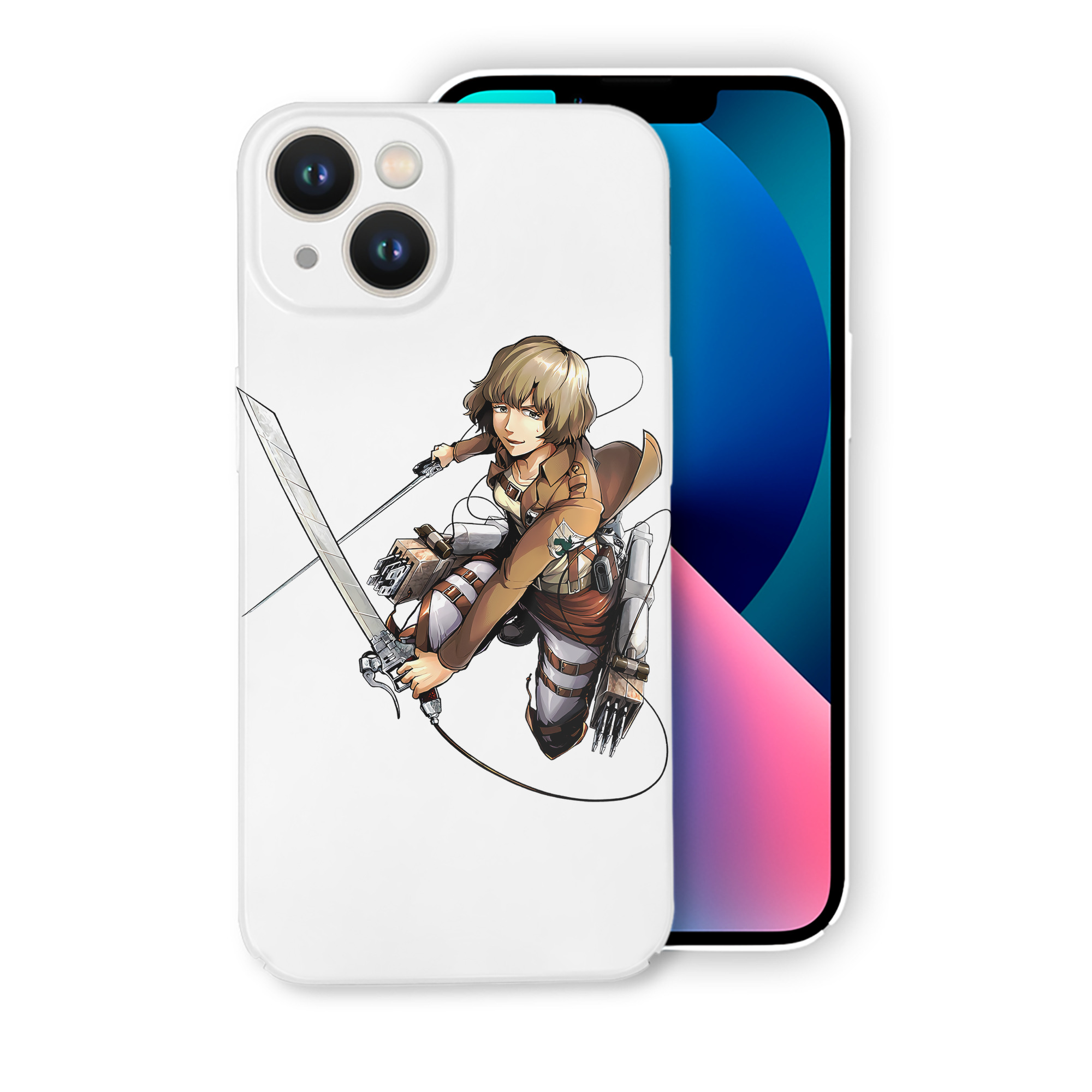 （画像用） 進撃の巨人 ヒツチ Attack on Titan Hitch 【iPhone 14シリーズ対応】ハードケース