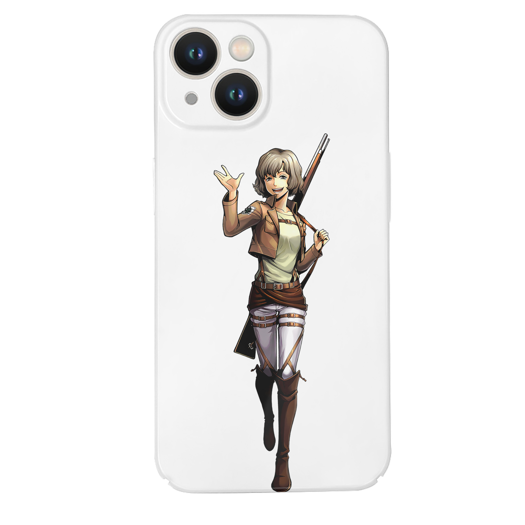 （画像用） 進撃の巨人 ヒツチ Attack on Titan Hitch 【iPhone 14シリーズ対応】ハードケース