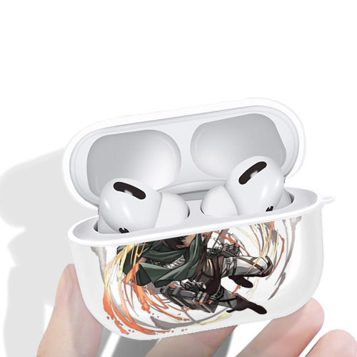 進撃の巨人 エレン･イェーガー Attack on Titan Eren Jäger 【AirPods Pro用】ハードシェル保護ケース 耐衝撃・防指紋・カラビナ付き商品仕様