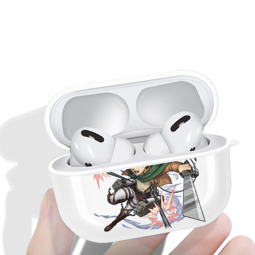 進撃の巨人 エレン･イェーガー Attack on Titan Eren Jäger 【AirPods Pro用】ハードシェル保護ケース 耐衝撃・防指紋・カラビナ付き商品仕様