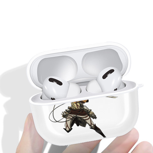 進撃の巨人 エレン･イェーガー Attack on Titan Eren Jäger 【AirPods Pro用】ハードシェル保護ケース 耐衝撃・防指紋・カラビナ付き商品仕様