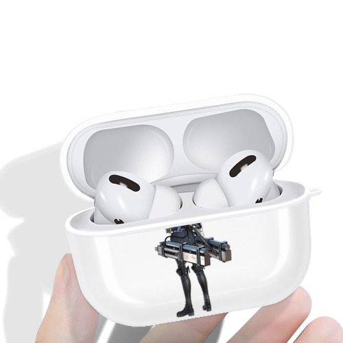 進撃の巨人 エレン･イェーガー Attack on Titan Eren Jäger 【AirPods Pro用】ハードシェル保護ケース 耐衝撃・防指紋・カラビナ付き商品仕様
