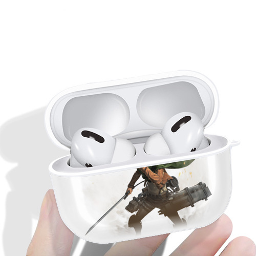 進撃の巨人 エレン･イェーガー Attack on Titan Eren Jäger 【AirPods Pro用】ハードシェル保護ケース 耐衝撃・防指紋・カラビナ付き商品仕様