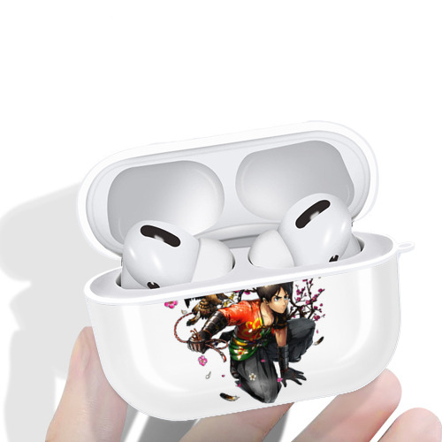 進撃の巨人 エレン･イェーガー Attack on Titan Eren Jäger 【AirPods Pro用】ハードシェル保護ケース 耐衝撃・防指紋・カラビナ付き商品仕様
