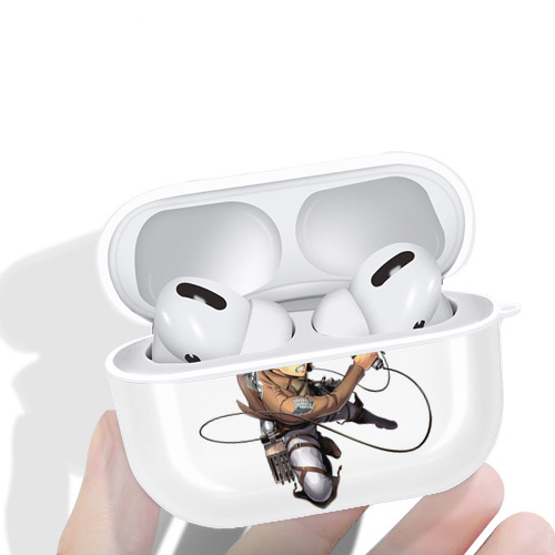 進撃の巨人 エレン･イェーガー Attack on Titan Eren Jäger 【AirPods Pro用】ハードシェル保護ケース 耐衝撃・防指紋・カラビナ付き商品仕様