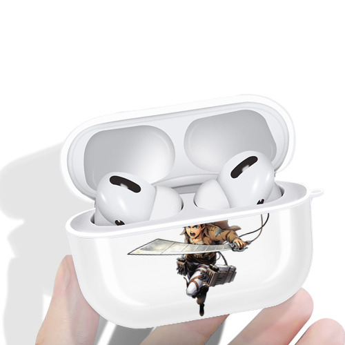 進撃の巨人 エレン･イェーガー Attack on Titan Eren Jäger 【AirPods Pro用】ハードシェル保護ケース 耐衝撃・防指紋・カラビナ付き商品仕様