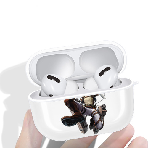 進撃の巨人 エレン･イェーガー Attack on Titan Eren Jäger 【AirPods Pro用】ハードシェル保護ケース 耐衝撃・防指紋・カラビナ付き商品仕様
