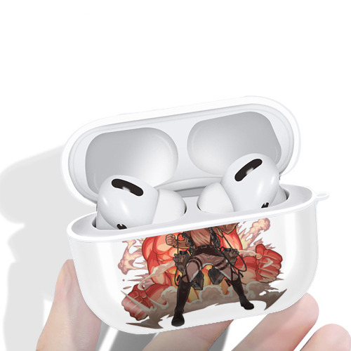 進撃の巨人 エレン･イェーガー Attack on Titan Eren Jäger 【AirPods Pro用】ハードシェル保護ケース 耐衝撃・防指紋・カラビナ付き商品仕様