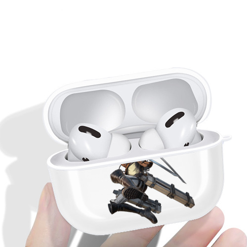 進撃の巨人 エレン･イェーガー Attack on Titan Eren Jäger 【AirPods Pro用】ハードシェル保護ケース 耐衝撃・防指紋・カラビナ付き商品仕様