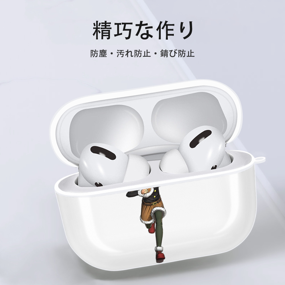 進撃の巨人 エレン･イェーガー Attack on Titan Eren Jäger 【AirPods Pro用】ハードシェル保護ケース 耐衝撃・防指紋・カラビナ付き商品仕様