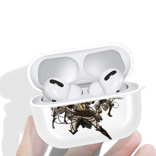 進撃の巨人 エレン･イェーガー Attack on Titan Eren Jäger 【AirPods Pro用】ハードシェル保護ケース 耐衝撃・防指紋・カラビナ付き商品仕様
