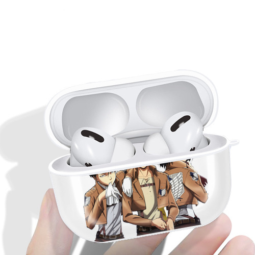 進撃の巨人 エレン･イェーガー Attack on Titan Eren Jäger 【AirPods Pro用】ハードシェル保護ケース 耐衝撃・防指紋・カラビナ付き商品仕様