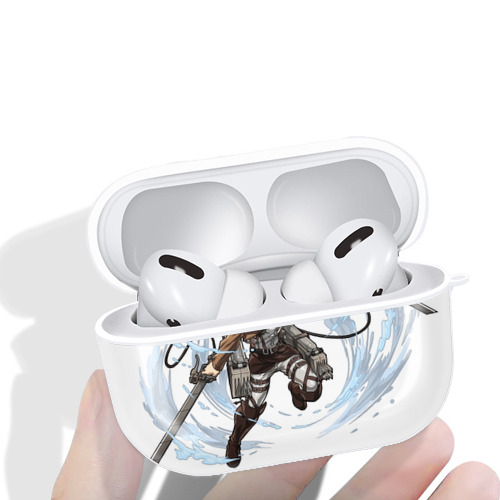 進撃の巨人 ミカサ·アッカーマン Attack on Titan Mikasa Ackerman 【AirPods Pro用】ハードシェル保護ケース 耐衝撃・防指紋・カラビナ付き商品仕様