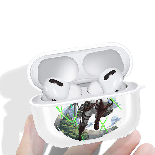 進撃の巨人 ミカサ·アッカーマン Attack on Titan Mikasa Ackerman 【AirPods Pro用】ハードシェル保護ケース 耐衝撃・防指紋・カラビナ付き商品仕様