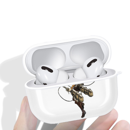 進撃の巨人 ミカサ·アッカーマン Attack on Titan Mikasa Ackerman 【AirPods Pro用】ハードシェル保護ケース 耐衝撃・防指紋・カラビナ付き商品仕様