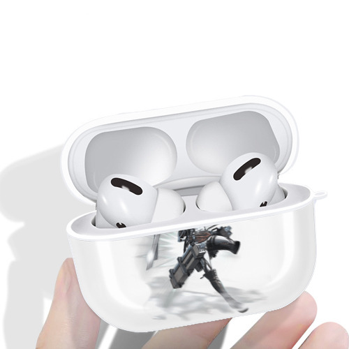 進撃の巨人 ミカサ·アッカーマン Attack on Titan Mikasa Ackerman 【AirPods Pro用】ハードシェル保護ケース 耐衝撃・防指紋・カラビナ付き商品仕様