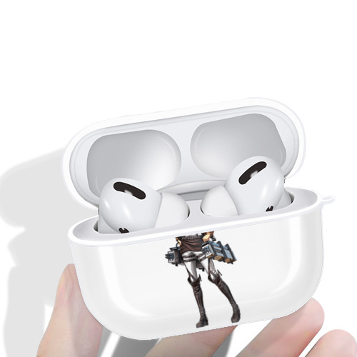 進撃の巨人 ミカサ·アッカーマン Attack on Titan Mikasa Ackerman 【AirPods Pro用】ハードシェル保護ケース 耐衝撃・防指紋・カラビナ付き商品仕様