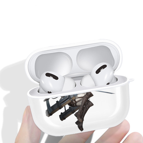 進撃の巨人 ミカサ·アッカーマン Attack on Titan Mikasa Ackerman 【AirPods Pro用】ハードシェル保護ケース 耐衝撃・防指紋・カラビナ付き商品仕様