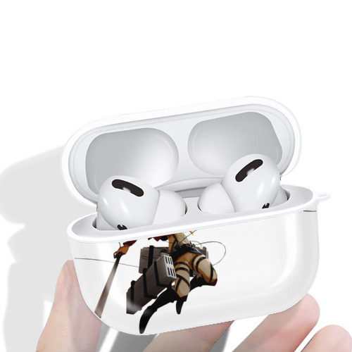 進撃の巨人 ミカサ·アッカーマン Attack on Titan Mikasa Ackerman 【AirPods Pro用】ハードシェル保護ケース 耐衝撃・防指紋・カラビナ付き商品仕様