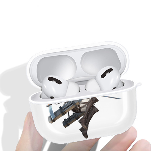 進撃の巨人 ミカサ·アッカーマン Attack on Titan Mikasa Ackerman 【AirPods Pro用】ハードシェル保護ケース 耐衝撃・防指紋・カラビナ付き商品仕様