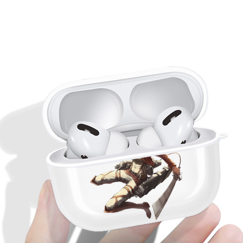 進撃の巨人 ミカサ·アッカーマン Attack on Titan Mikasa Ackerman 【AirPods Pro用】ハードシェル保護ケース 耐衝撃・防指紋・カラビナ付き商品仕様