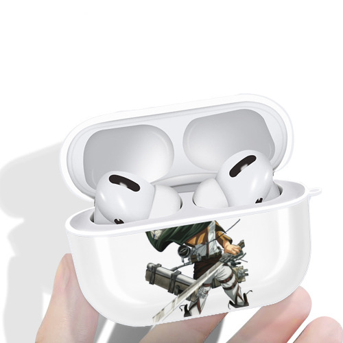 進撃の巨人 ミカサ·アッカーマン Attack on Titan Mikasa Ackerman 【AirPods Pro用】ハードシェル保護ケース 耐衝撃・防指紋・カラビナ付き商品仕様