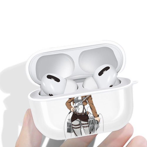 進撃の巨人 ミカサ·アッカーマン Attack on Titan Mikasa Ackerman 【AirPods Pro用】ハードシェル保護ケース 耐衝撃・防指紋・カラビナ付き商品仕様