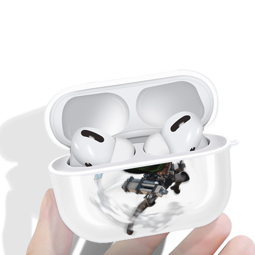 進撃の巨人 リヴァイ·アッカーマン Attack on Titan Levi Ackerman 【AirPods Pro用】ハードシェル保護ケース 耐衝撃・防指紋・カラビナ付き商品仕様