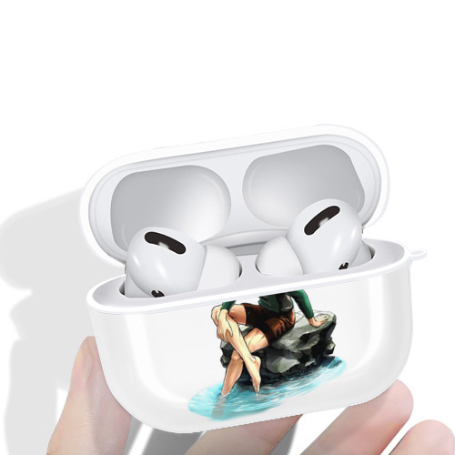進撃の巨人 リヴァイ·アッカーマン Attack on Titan Levi Ackerman 【AirPods Pro用】ハードシェル保護ケース 耐衝撃・防指紋・カラビナ付き商品仕様