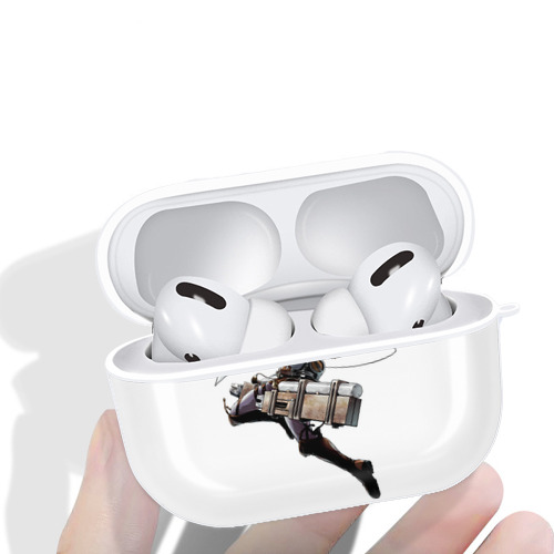 進撃の巨人 リヴァイ·アッカーマン Attack on Titan Levi Ackerman 【AirPods Pro用】ハードシェル保護ケース 耐衝撃・防指紋・カラビナ付き商品仕様