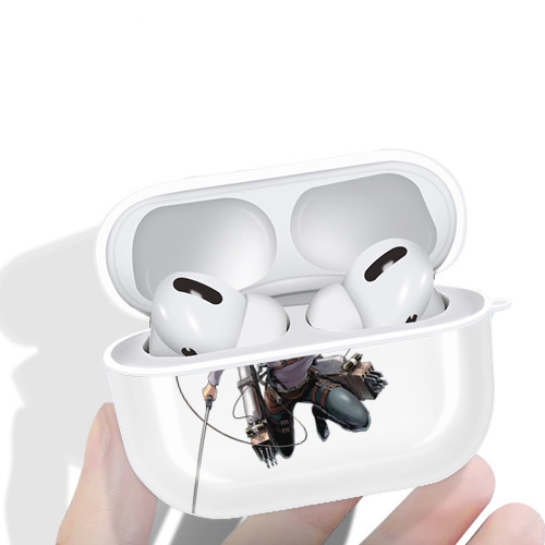 進撃の巨人 リヴァイ·アッカーマン Attack on Titan Levi Ackerman 【AirPods Pro用】ハードシェル保護ケース 耐衝撃・防指紋・カラビナ付き商品仕様