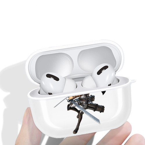 進撃の巨人 リヴァイ·アッカーマン Attack on Titan Levi Ackerman 【AirPods Pro用】ハードシェル保護ケース 耐衝撃・防指紋・カラビナ付き商品仕様