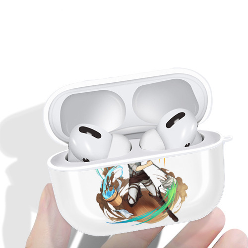 進撃の巨人 リヴァイ·アッカーマン Attack on Titan Levi Ackerman 【AirPods Pro用】ハードシェル保護ケース 耐衝撃・防指紋・カラビナ付き商品仕様