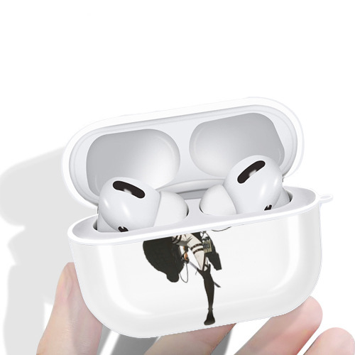 進撃の巨人 リヴァイ·アッカーマン Attack on Titan Levi Ackerman 【AirPods Pro用】ハードシェル保護ケース 耐衝撃・防指紋・カラビナ付き商品仕様