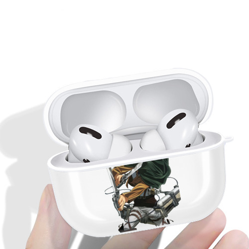 進撃の巨人 リヴァイ·アッカーマン Attack on Titan Levi Ackerman 【AirPods Pro用】ハードシェル保護ケース 耐衝撃・防指紋・カラビナ付き商品仕様