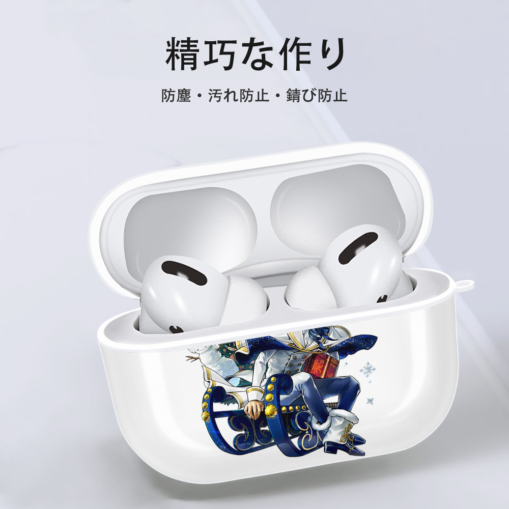 進撃の巨人 アルミン·アルレルト Attack on Titan Armin Arlert 【AirPods Pro用】ハードシェル保護ケース 耐衝撃・防指紋・カラビナ付き商品仕様
