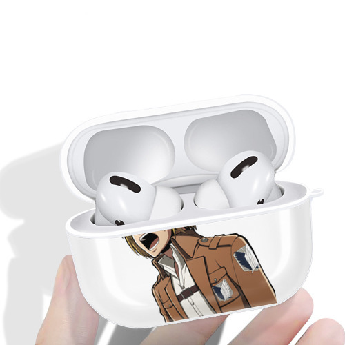 進撃の巨人 アルミン·アルレルト Attack on Titan Armin Arlert 【AirPods Pro用】ハードシェル保護ケース 耐衝撃・防指紋・カラビナ付き商品仕様