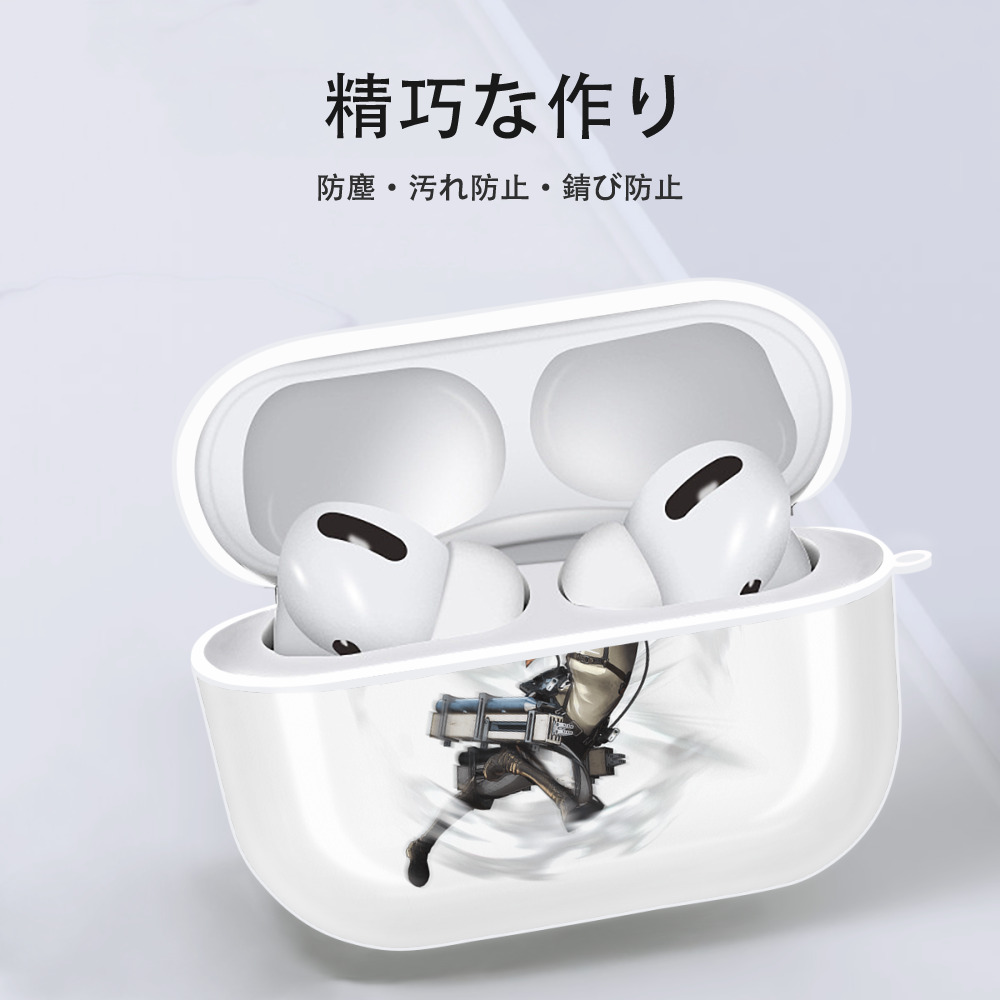 進撃の巨人 アニ・レオンハート Attack on Titan Annie Leonhart 【AirPods Pro用】ハードシェル保護ケース 耐衝撃・防指紋・カラビナ付き商品仕様